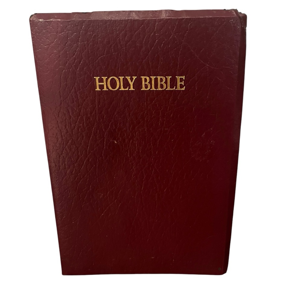 VTG Holy Bible New KJV Giant Print Center-Column Reference Edition 991BG Red